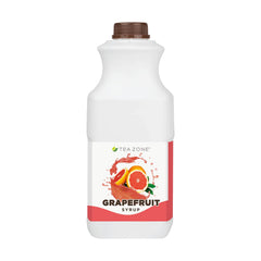 TEA ZONE syrup blended into a pink slush illustrating vibrant flavor and stable texture