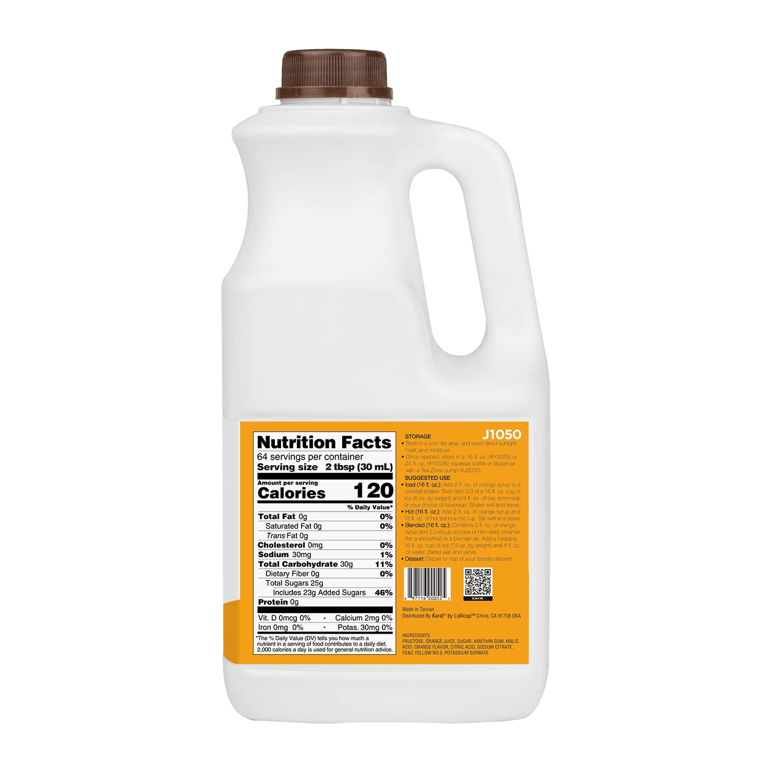 TEA ZONE bottle fitted with pump dispenser for accurate portioning