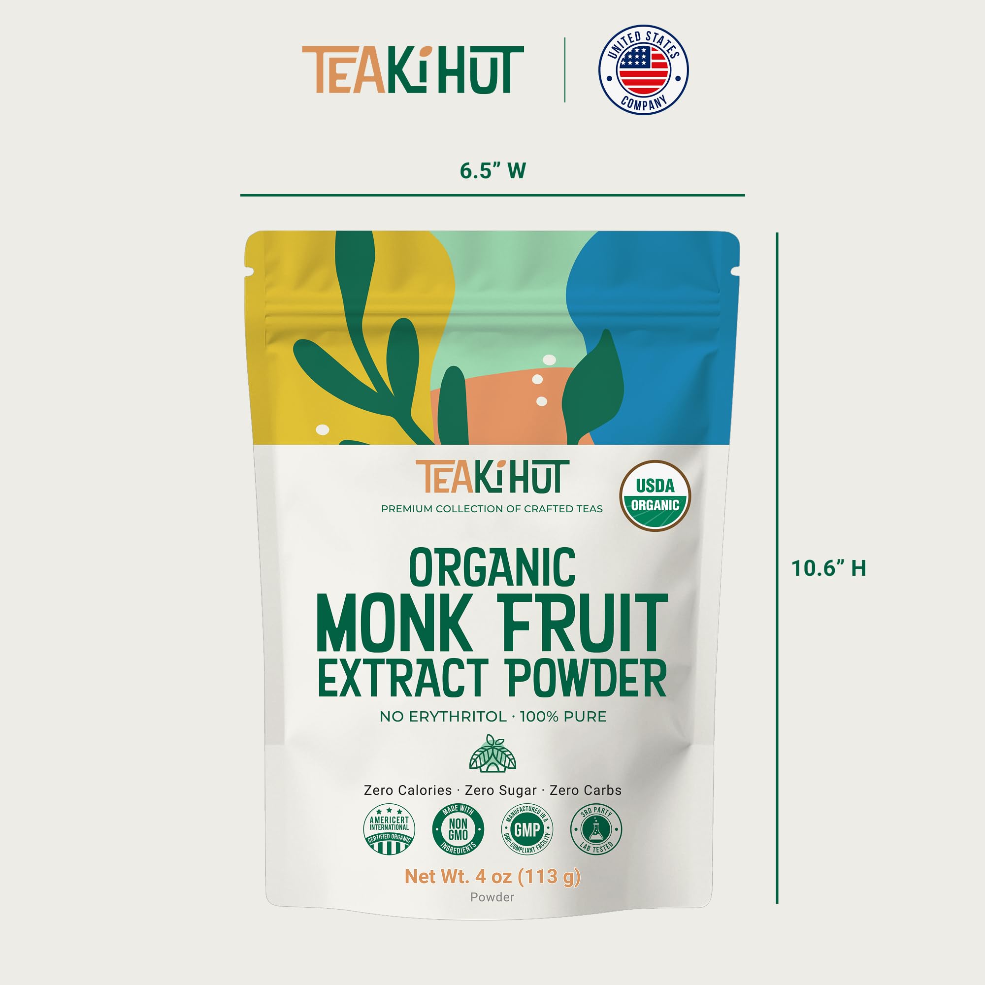 TEAki Hut smoothie in travel setting showing portable zero-calorie sweetness