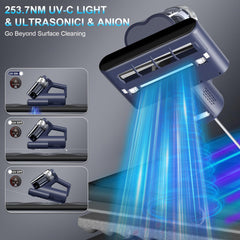 Teant MV-Blue gravity sensors under head ensuring UV-C only activates safely