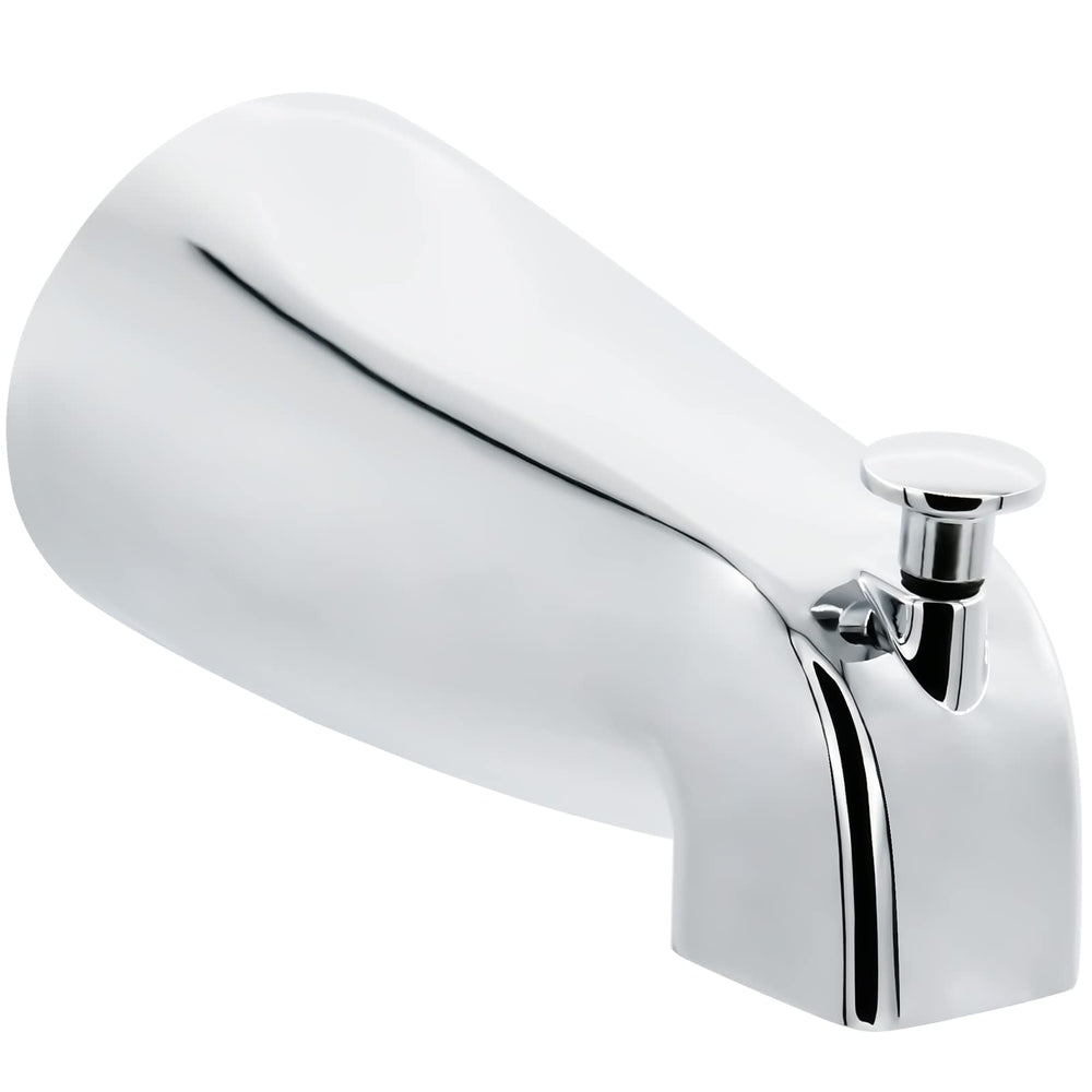 Tearel front view chrome tub spout showing polished finish and clean lines for modern bathrooms