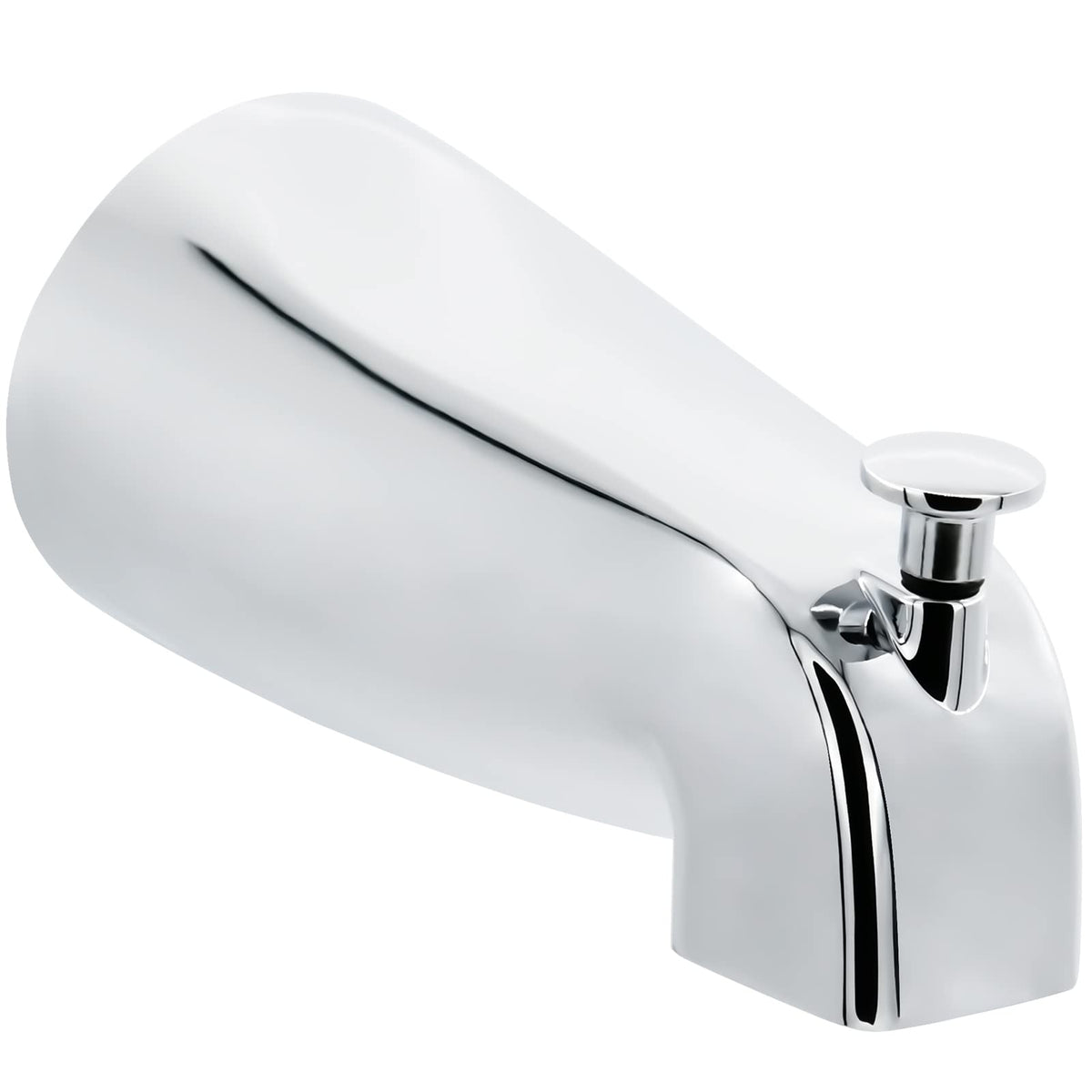 Tearel front view chrome tub spout showing polished finish and clean lines for modern bathrooms