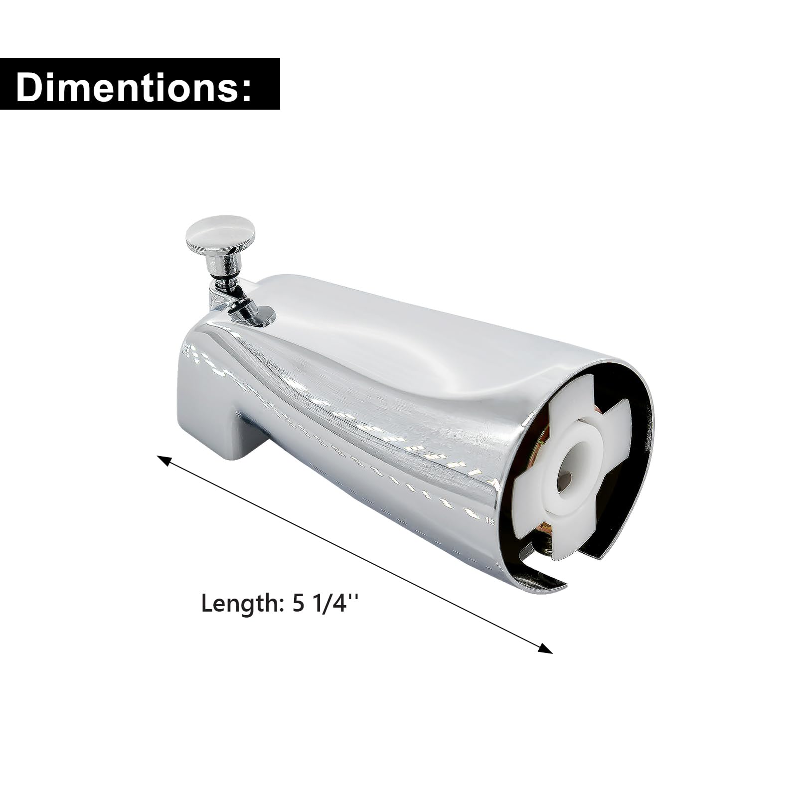 Tearel lifestyle bathroom setting showing chrome spout matching fixtures for cohesive style