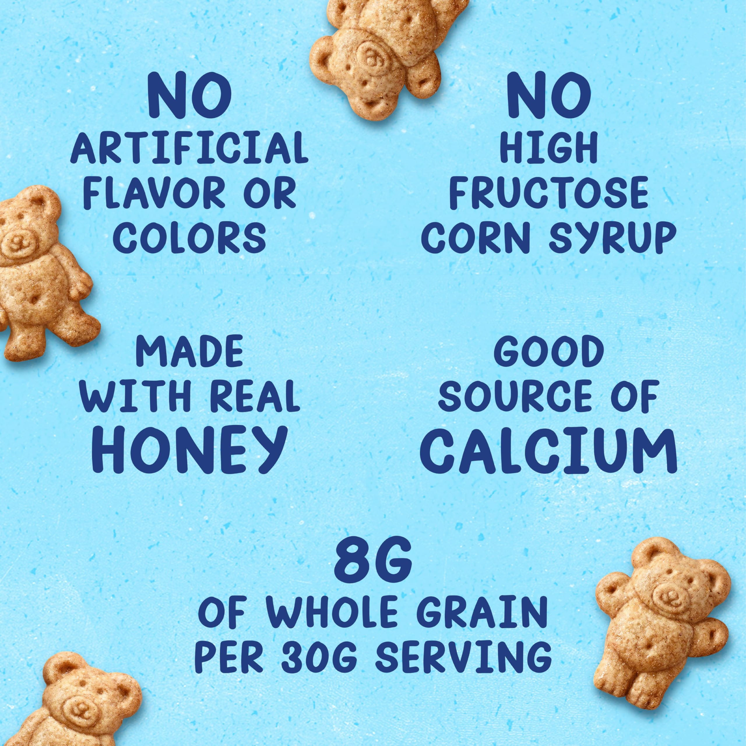 Teddy Grahams packed in a lunchbox for quick snack convenience