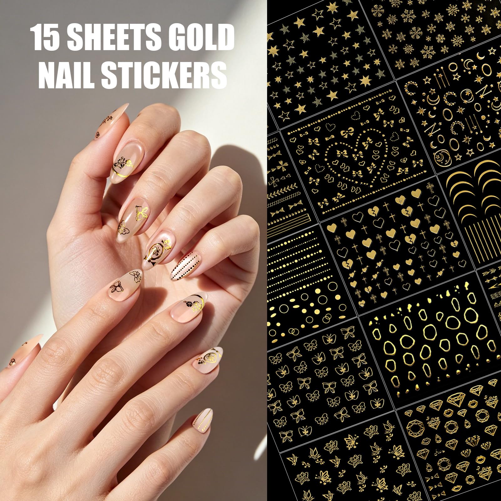 Teenitor color swatch ring with finished sample nails for design comparison