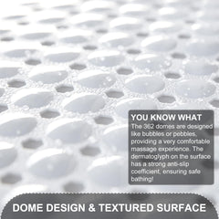 TEESHLY close-up pebble texture providing improved grip and comfort