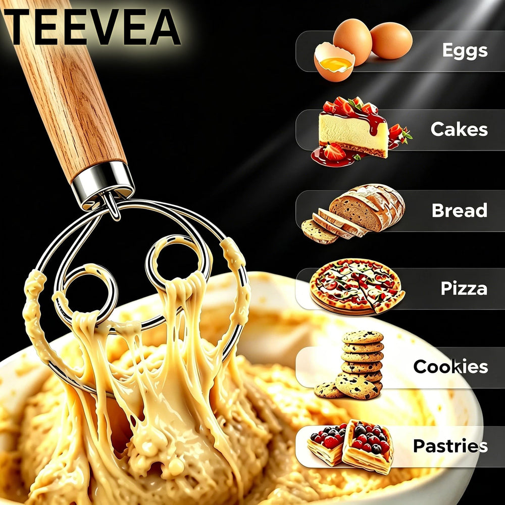 TEEVEA stainless steel head close-up demonstrating rust-resistant durability