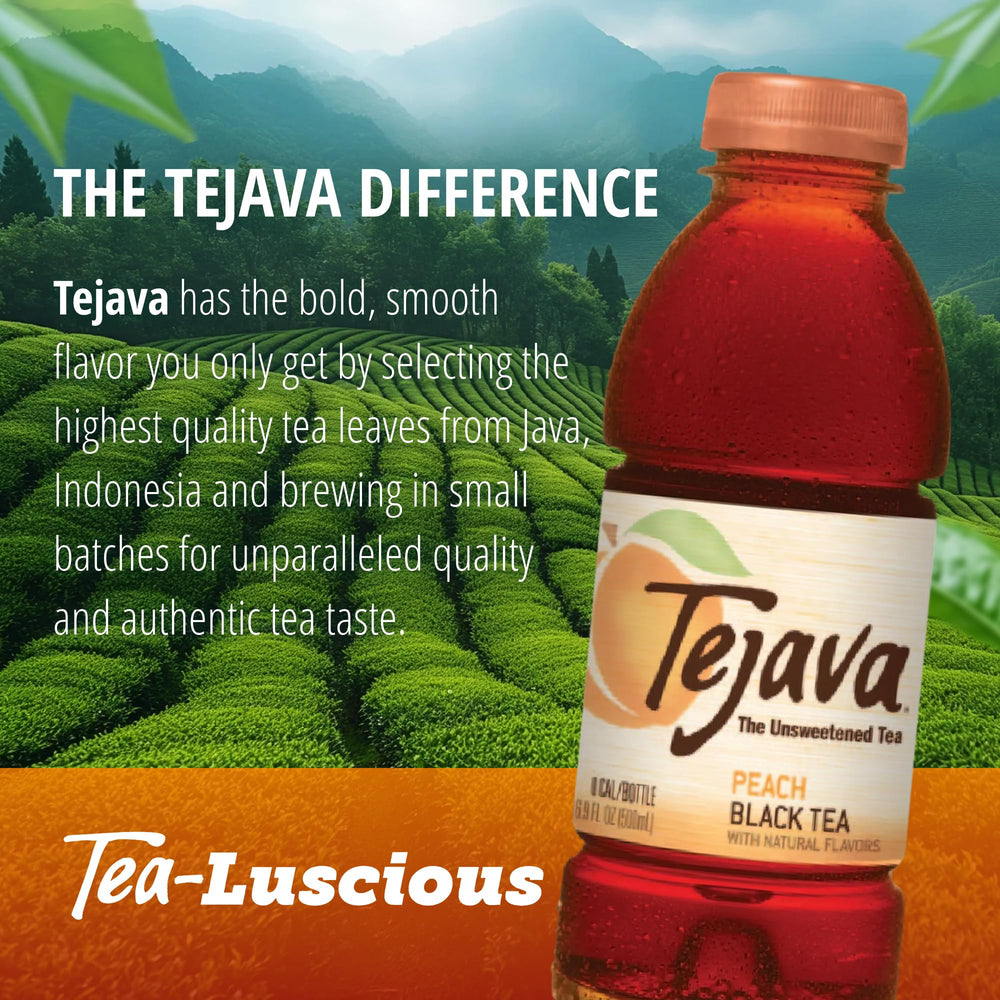 Tejava bottle on picnic table demonstrating shareable zero-sugar refreshment