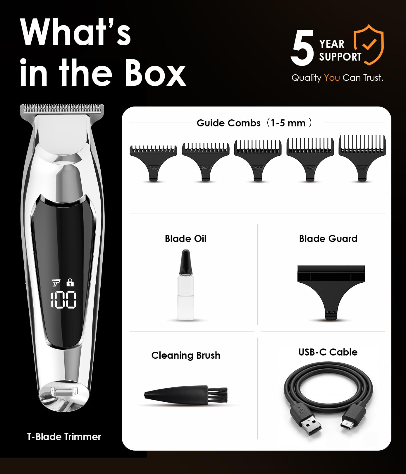 TEKARC trimmer on bathroom counter showing travel readiness and tidy storage