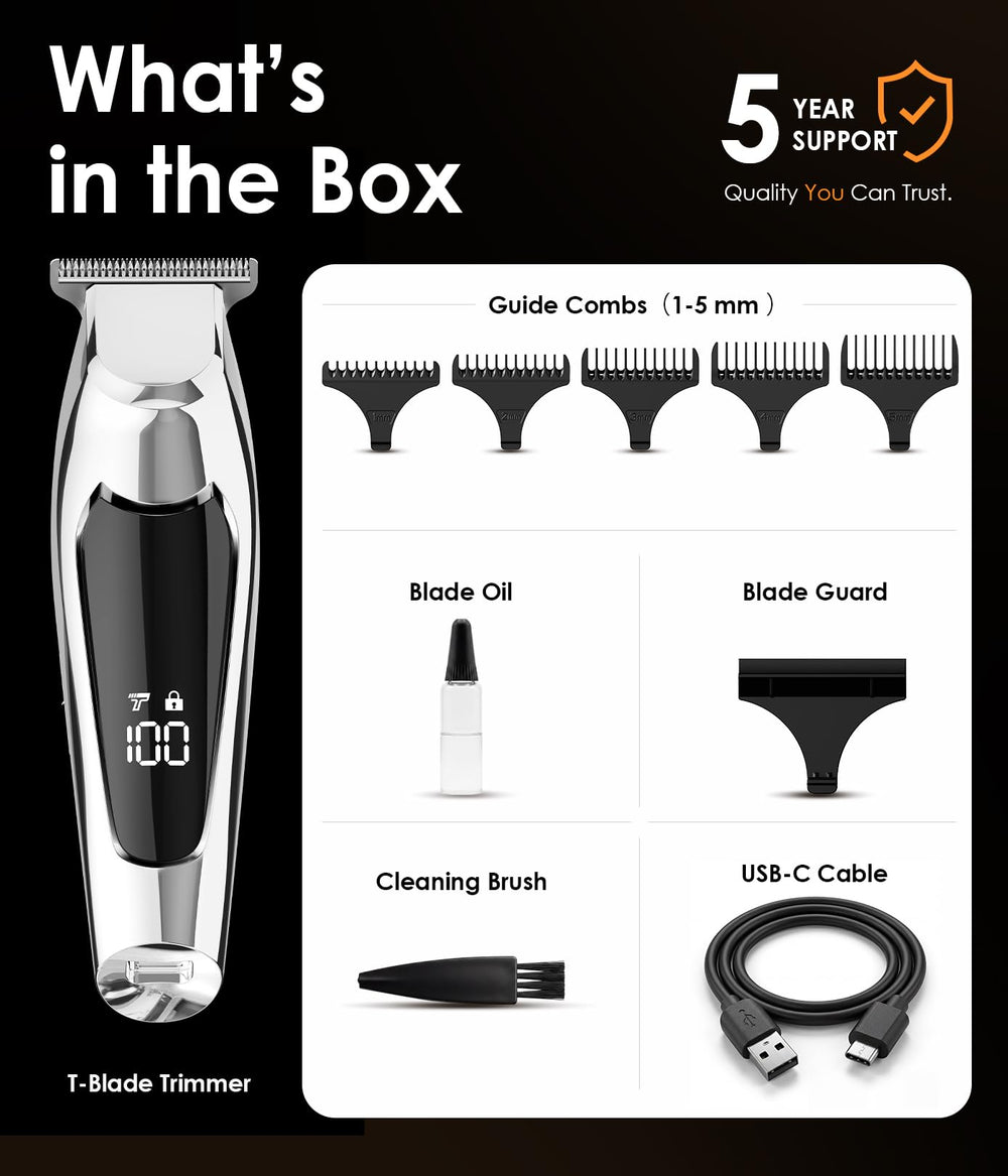 TEKARC trimmer on bathroom counter showing travel readiness and tidy storage