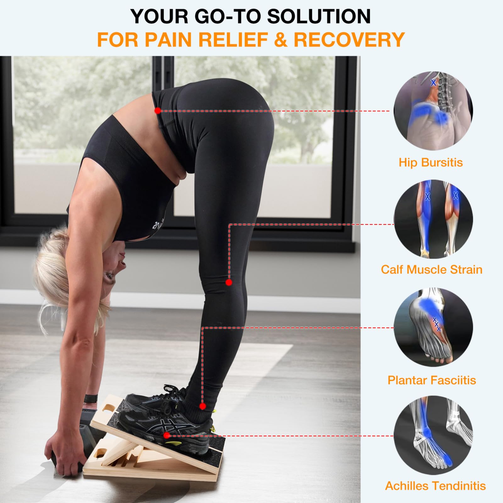 TEMI single-leg balance drill on the wedge improving ankle control and stability