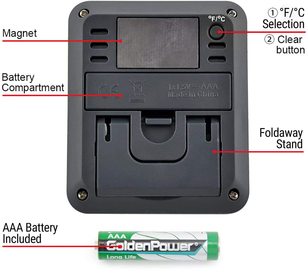 TempPro held in hand for scale showing compact size and portable advantage