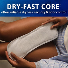 TENA close-up of SkinComfort layer demonstrating soft breathable comfort
