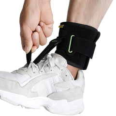 TENB front view of brace showing structured ankle support and improved gait benefit