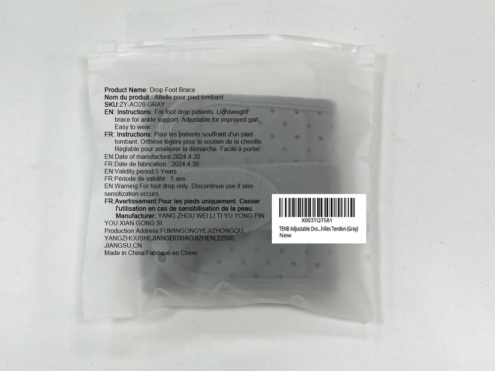 TENB packaging and label detail showing product info and ready-to-wear convenience