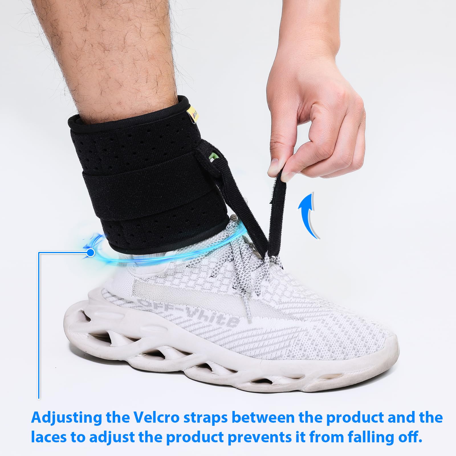 TENB side profile inside a sneaker demonstrating compatibility and discreet support