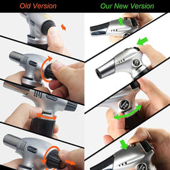 Tencoz flame adjuster dial focused for precise heat control