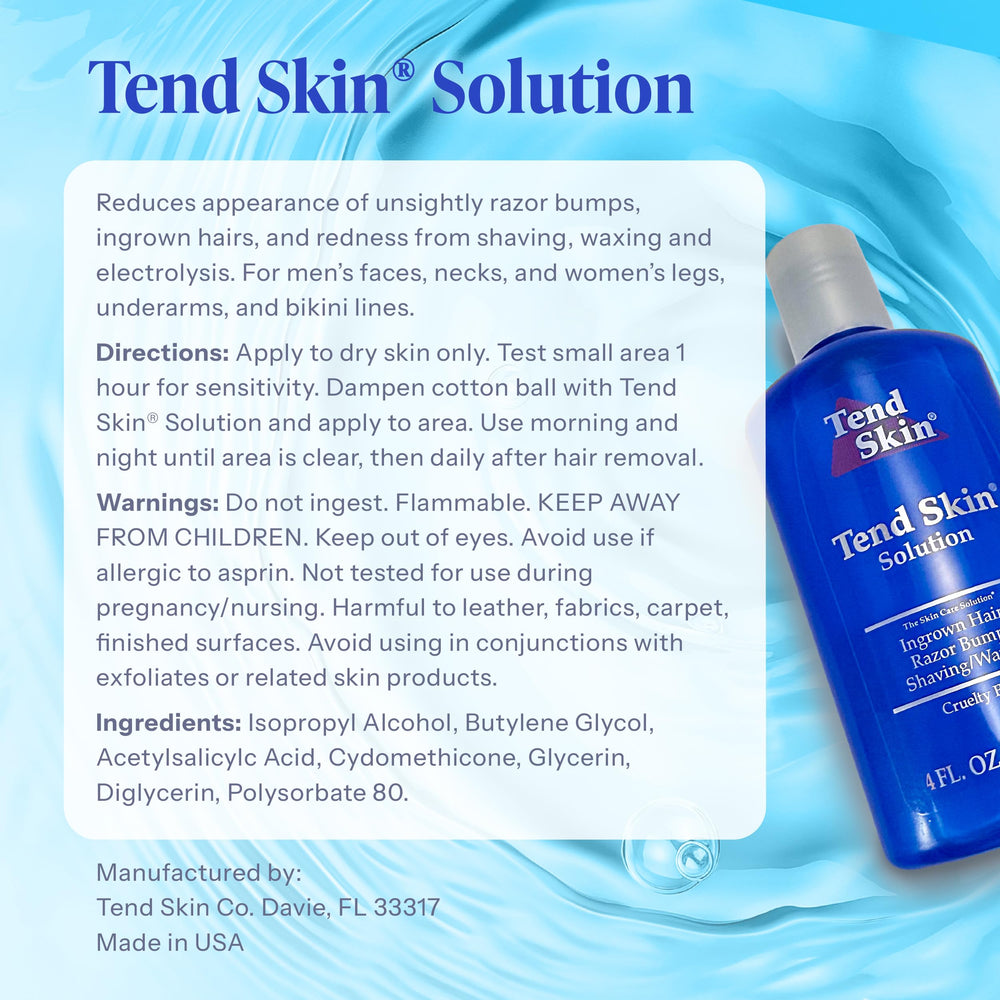 Tend Skin in bathroom at night demonstrating nightly use for clear skin