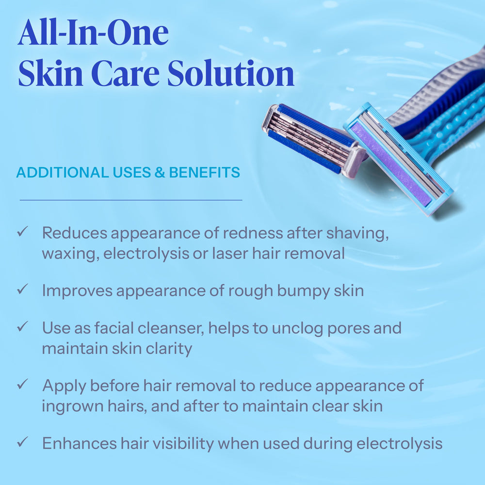 Tend Skin bottle with ruler indicating 4 oz size for travel convenience
