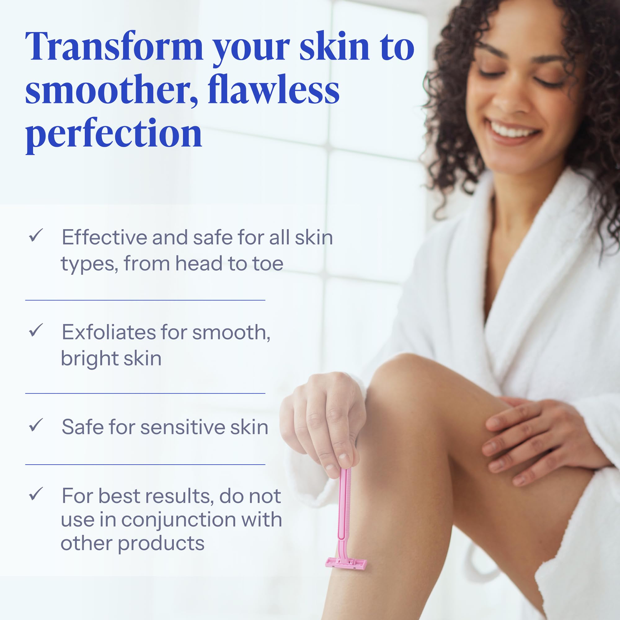 Tend Skin liquid texture pouring from bottle illustrating lightweight finish
