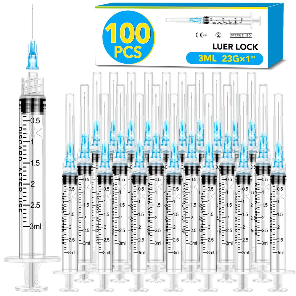 TENKAIWICK front box of 100 syringes showing branding and count, convenient storage
