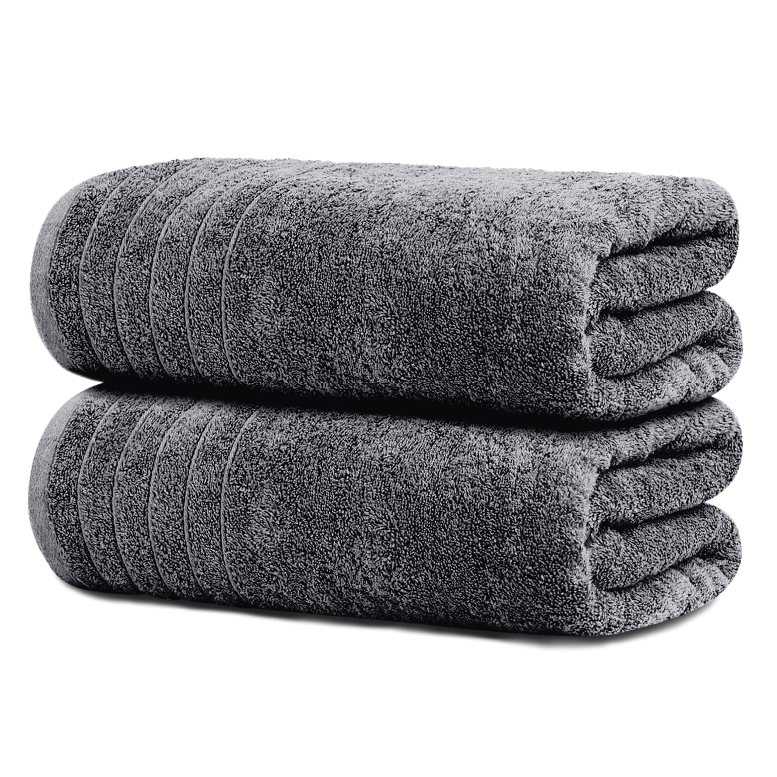Tens Towels front folded dark grey showing neat packaging and soft look