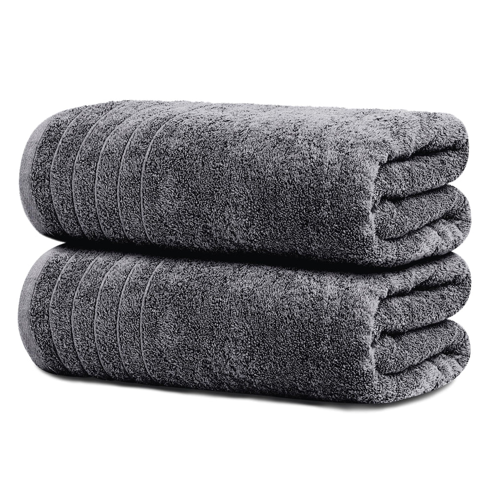Tens Towels front folded dark grey showing neat packaging and soft look
