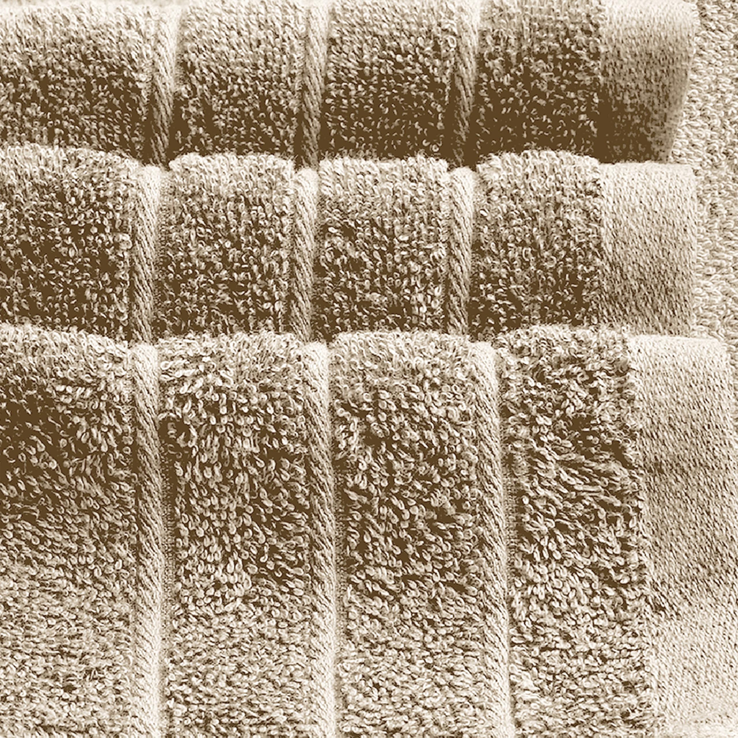 Tens Towels care label close-up showing easy-wash instructions benefit