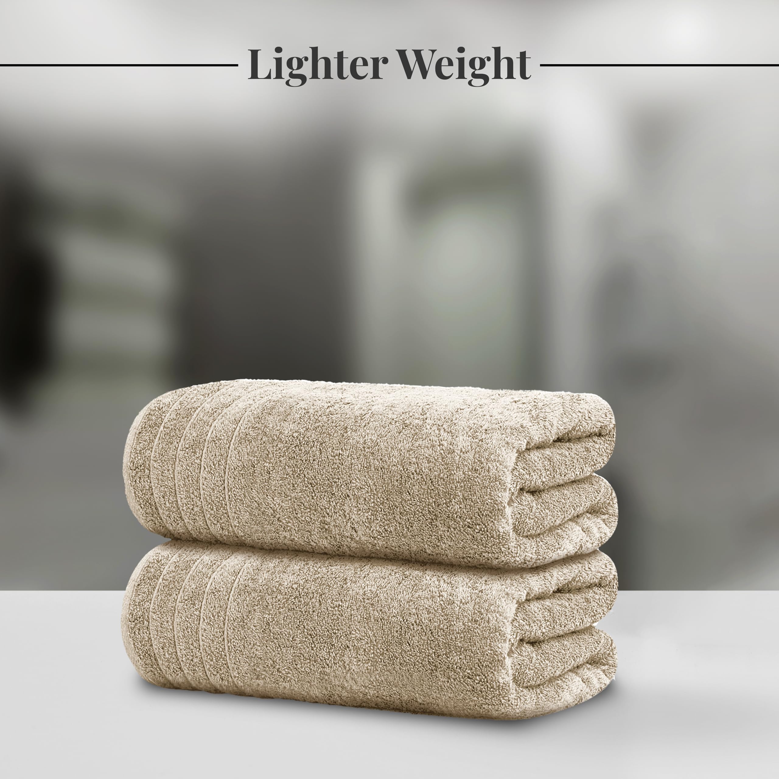 Tens Towels close-up of super-fine cotton texture for gentle feel