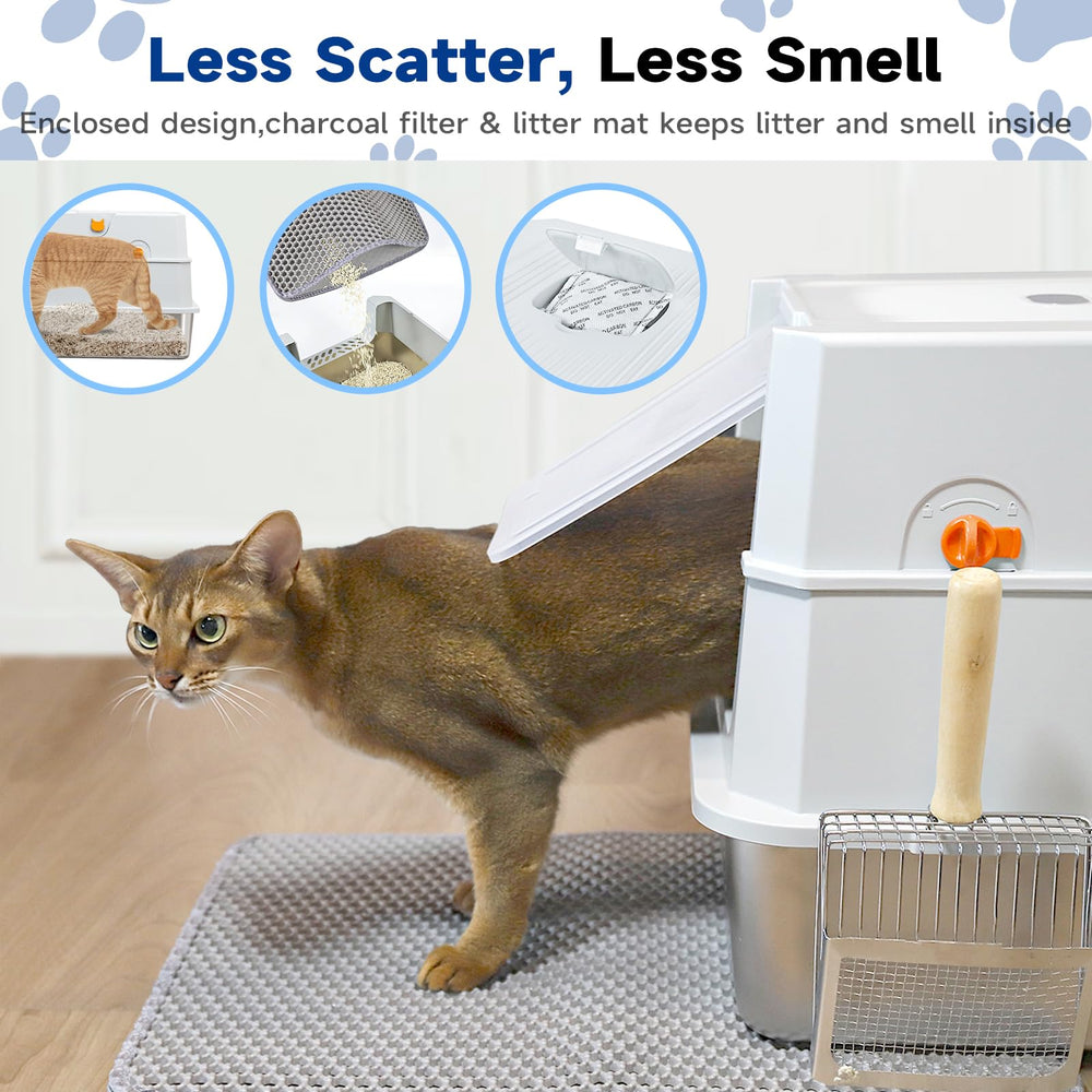 TTT TENTIZON dual-layer litter mat catching stray granules