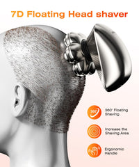 TEPOTZ closeup of 360° floating rotary heads showing smooth contouring benefit