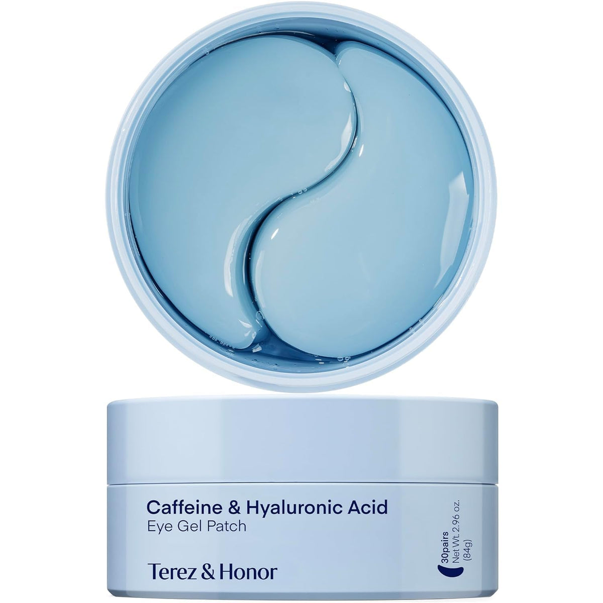 Terez & Honor front packaging showing 60 hydrogel patches and benefits