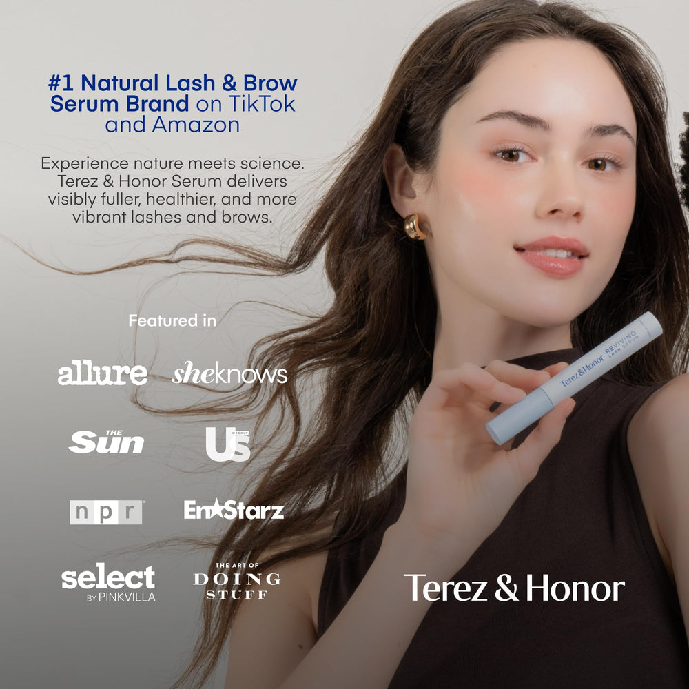 TEREZ & HONOR in a bathroom routine setting conveying everyday use and convenience benefit