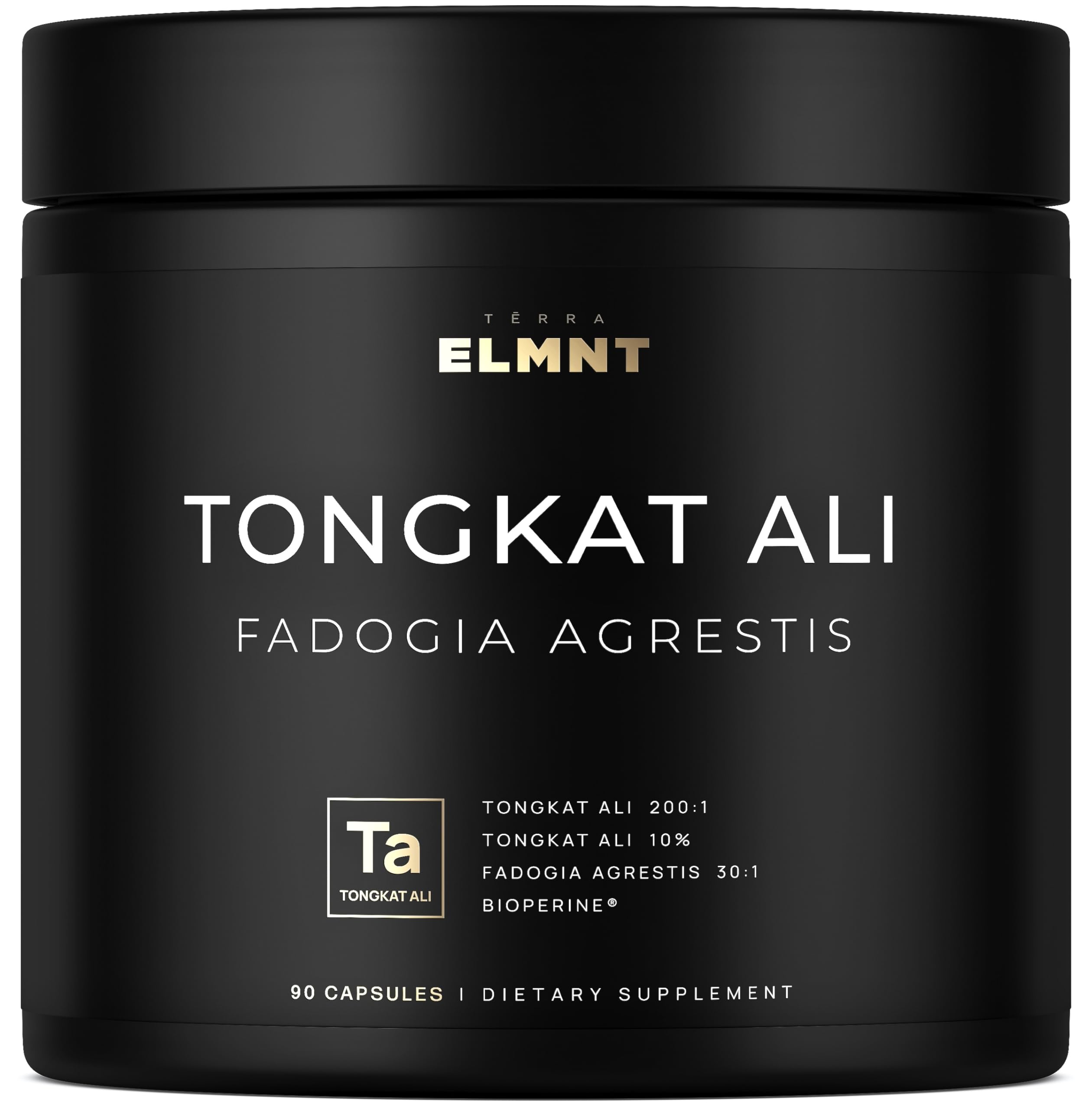 TERRA ELMNT front label clearly showing product name and potency benefits