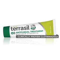 terrasil front packaging showing tube and branding for clear identification and trust