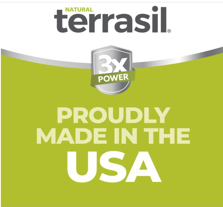 terrasil small pea-sized amount on finger illustrating precise dosing and coverage