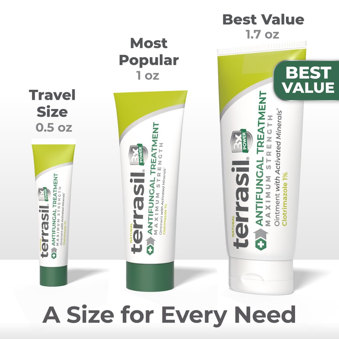 terrasil open tube close-up showing creamy texture for smooth application benefit