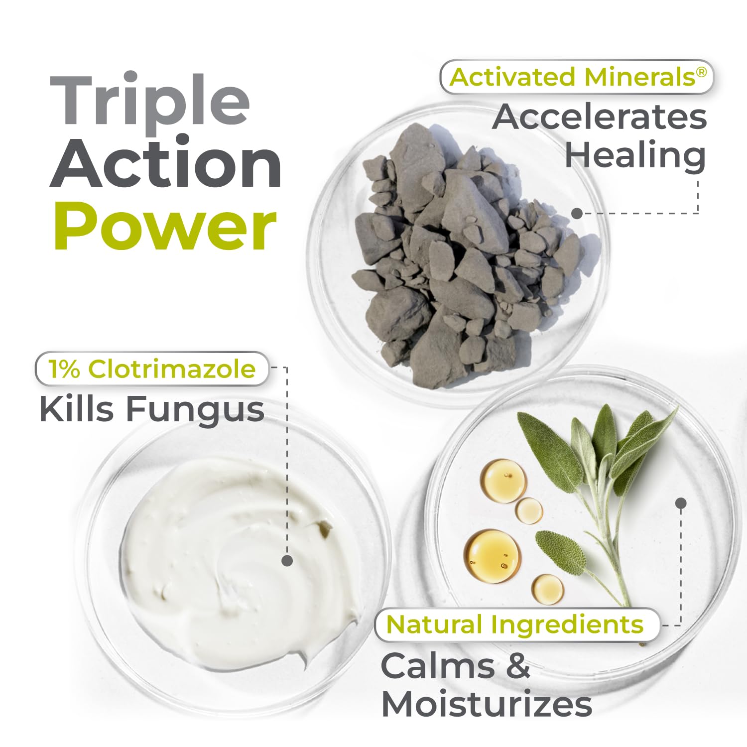 terrasil natural ingredients coconut and shea visual emphasizing hydration