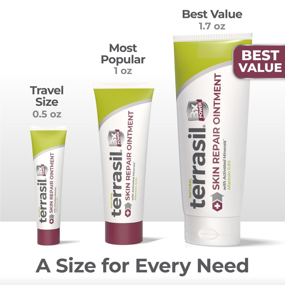 terrasil open tube close-up texture view highlighting smooth ointment consistency