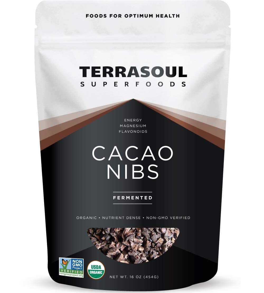 Terrasoul Superfoods front pouch showing organic label and 2 lb pack benefit