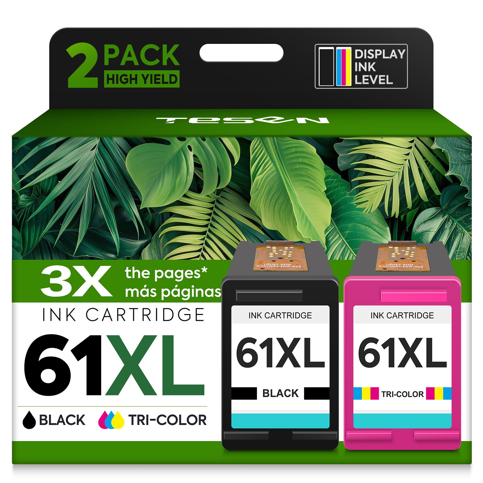 TESEN 61XL front packaging showing combo pack and compatibility benefits