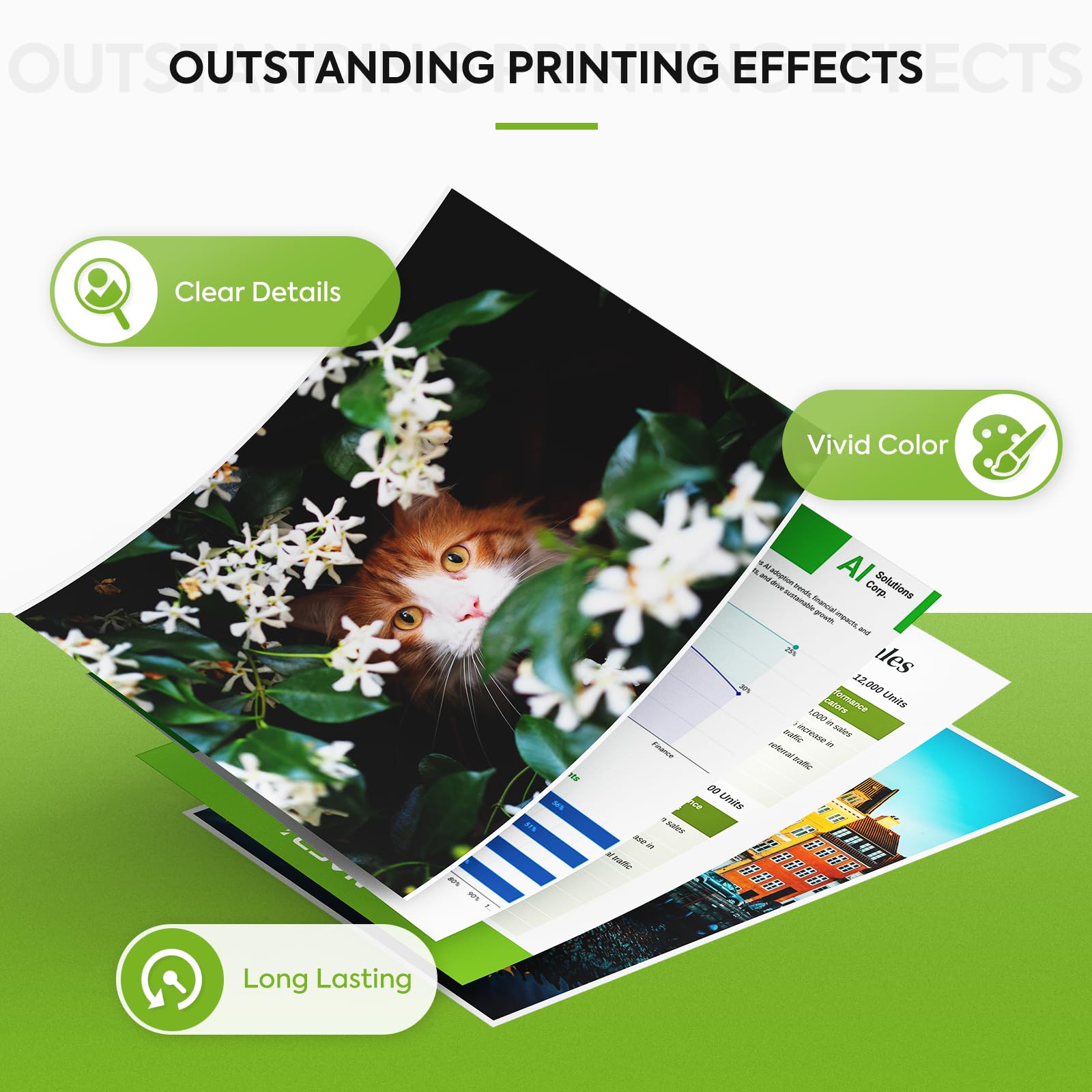 TESEN 61XL installed in an HP printer demonstrating easy plug-and-play use