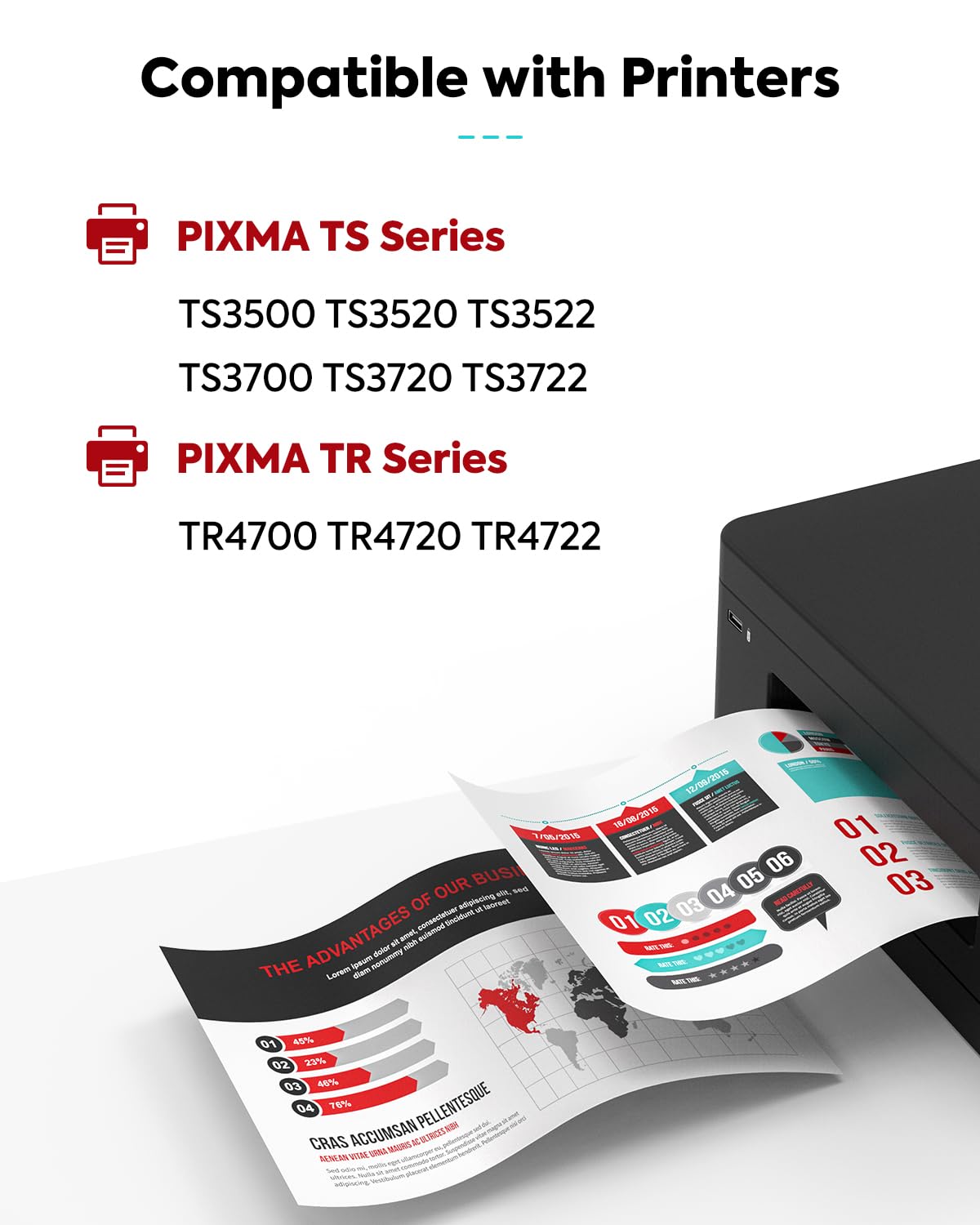 TESEN cartridge installed in Canon printer for reliable everyday printing