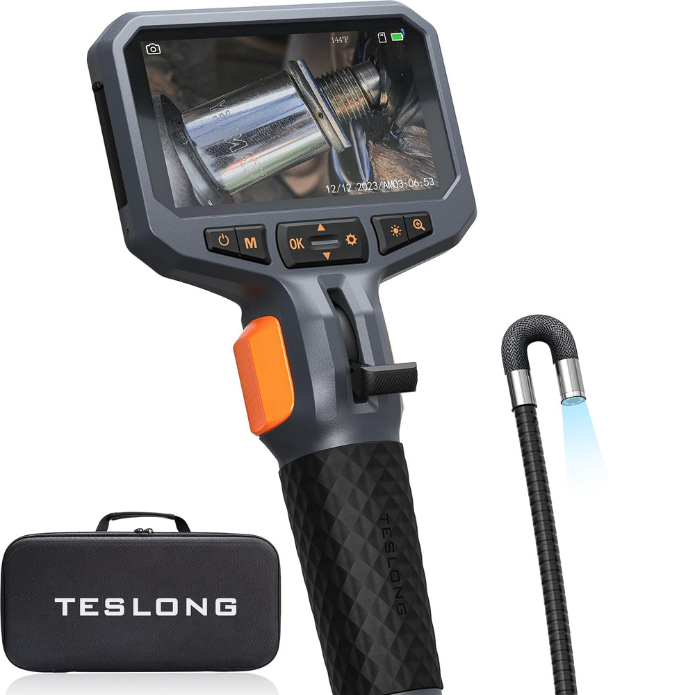 Teslong front display showing clear inspection image and easy viewing benefit
