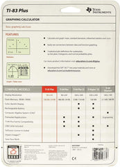 Texas Instruments TI-83 Plus keypad close-up with clear labels for fast entry benefit