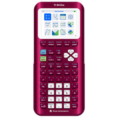 Texas Instruments TI-84 Evo front view showing clear display and faster graphing