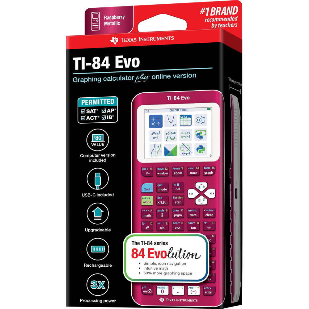 Texas Instruments TI-84 Evo Python screen demonstrating built-in coding capability
