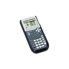 Texas Instruments TI-84 Plus in use on a classroom desk demonstrating connectivity and study benefit