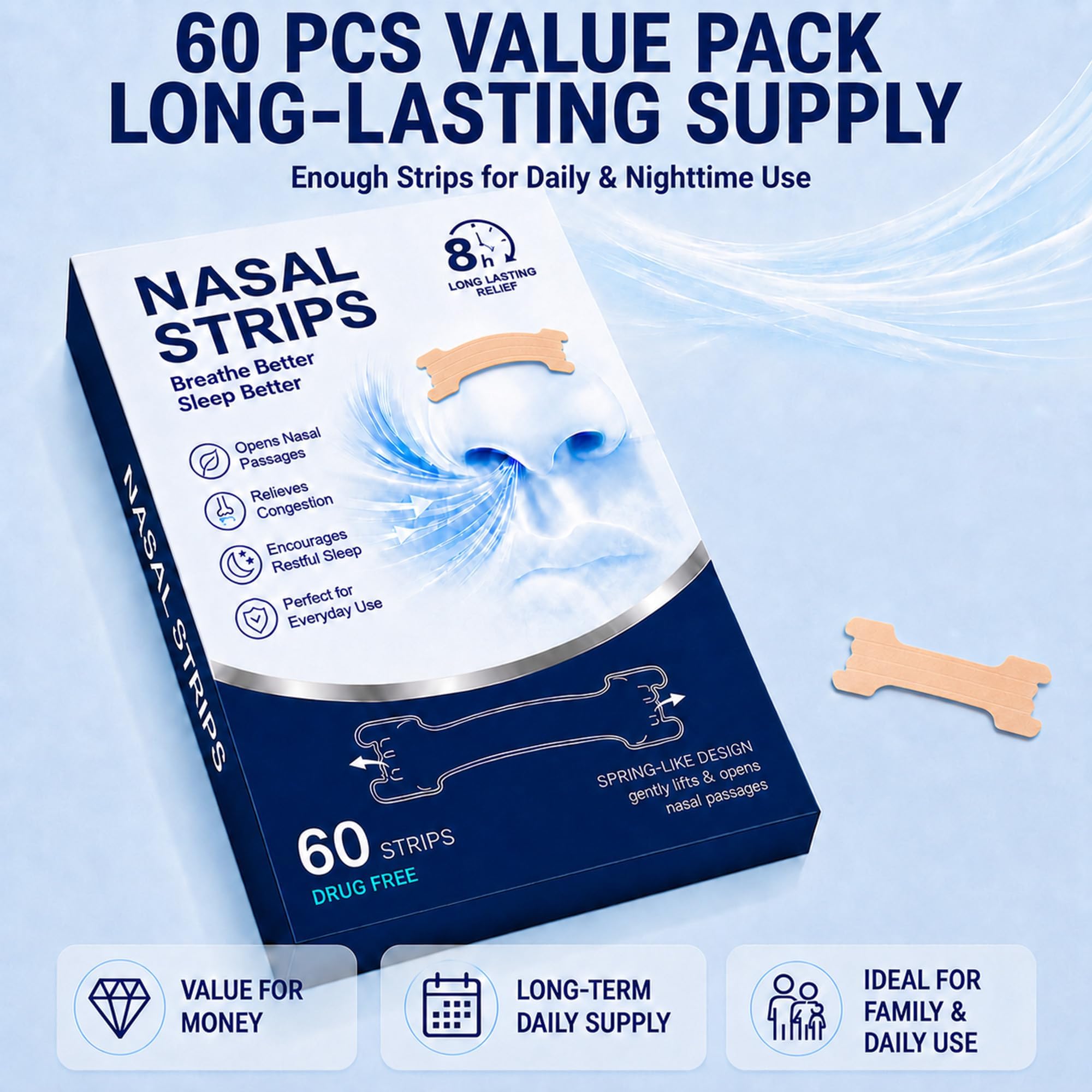 TFZBA open pack with strips displayed for easy single-use access