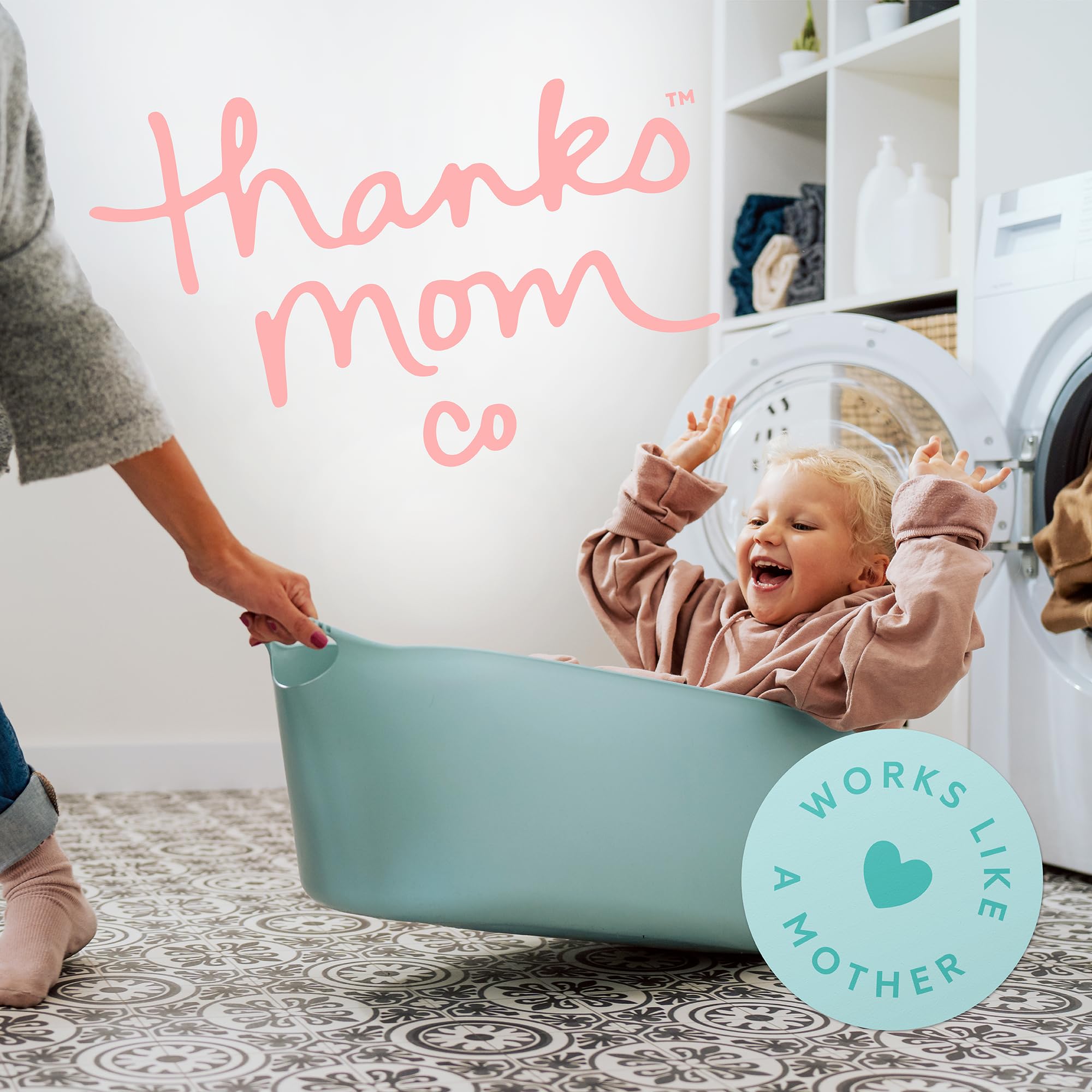 thanks mom co lifestyle kitchen counter scene showing quick on-the-spot stain care